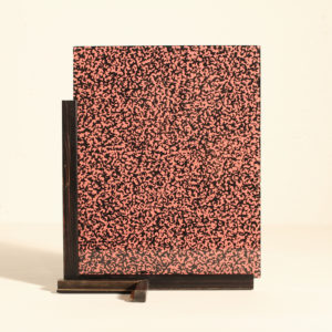 Rose - Peinture sur verre d'Aldo MUGNIER