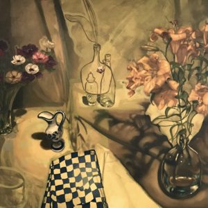 Fantôme des Lys - Peinture contemporaine de Solko Schalm