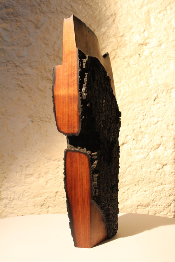 Cheval de Troie - Sculpture en bois d'Aldo MUGNIER