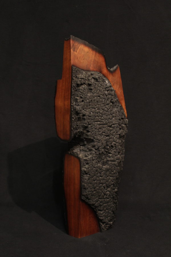 Cheval de Troie - Sculpture en bois d'Aldo MUGNIER