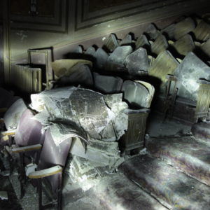 "Crépuscule des cinémas". Inde.