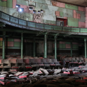 "Crépuscule des cinémas". Inde.