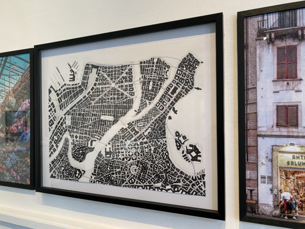 Imaginary Plan 1 - Cityscapes and plans drawings by Martin La Roche