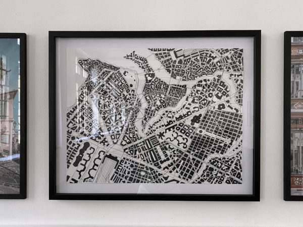 Imaginary Plan 2 - Cityscapes and plans drawings by Martin La Roche