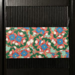Motif de Fleurs II - Peinture acrylique et collage sur carton