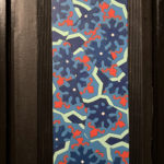 Mosaïque V - Peinture acrylique et collage sur carton