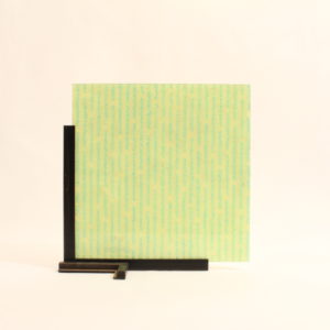 Vert Jaunâtre - Peinture sur verre d'Aldo MUGNIE