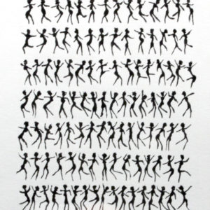 Les petites copines II - Peinture et dessins sur papier d'Aldo MUGNIER