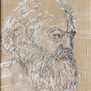 Karl Marx - Peinture et dessins sur papier d'Aldo MUGNIER