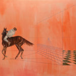 Les Cavaliers de la Perspective - Peinture contemporaine de Mael Denegri