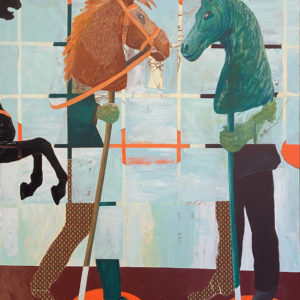 Le Manège - Peinture contemporaine de Igor Denegri