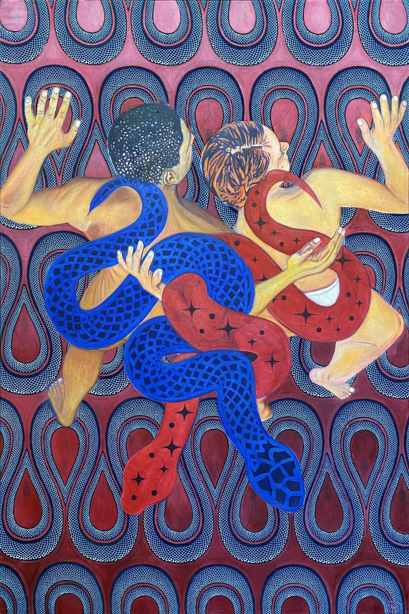 Ouroboros - Peinture contemporaine de Mael Denegri