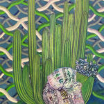 Xochipilli - Peinture contemporaine de Mael Denegri