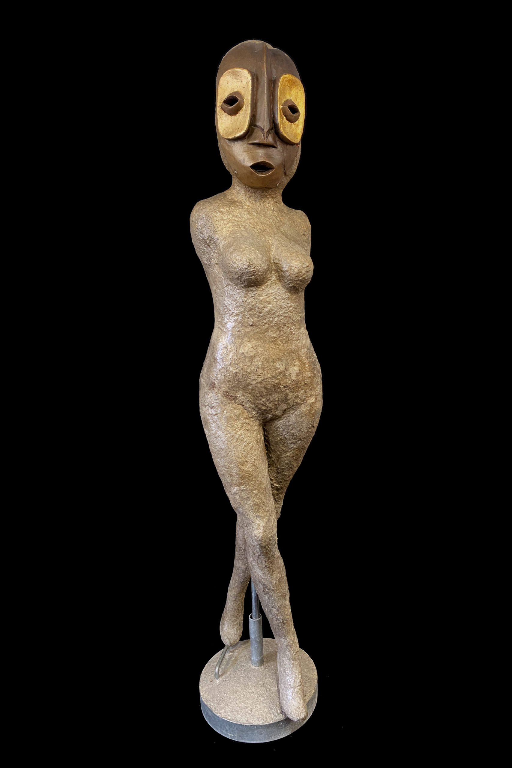La Gardienne du Savoir - Sculpture contemporaine de Mael Denegri