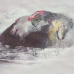 Loup Couché - Art figuratif contemporain et peinture de portrait by Francis-Olivier BRUNET