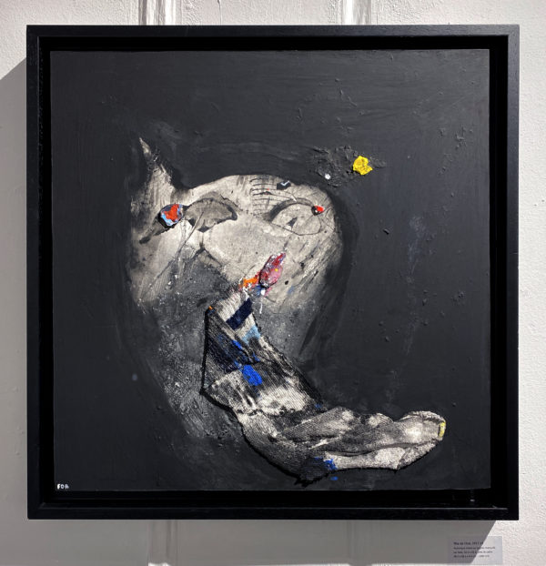Tête de Chat - Art figuratif contemporain et peinture de portrait by Francis-Olivier BRUNET