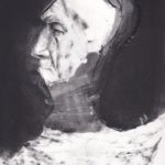 Tête Poussière 31(2) - Art figuratif contemporain et peinture de portrait by Francis-Olivier BRUNET