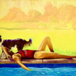 Sisterhood of Confidantes - Peinture contemporaine de Mael Denegri