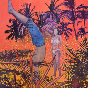 Upside Down - Peinture contemporaine de Mael Denegri