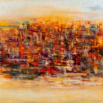 Mirage - Cities - Contemporary Oil Painting by Nikolay Cherednichenko