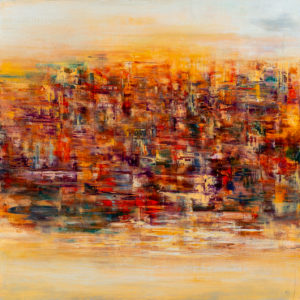 Mirage - Cities - Contemporary Oil Painting by Nikolay Cherednichenko