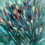 Mouvement - Flowers - Contemporary Oil Painting by Nikolay Cherednichenko