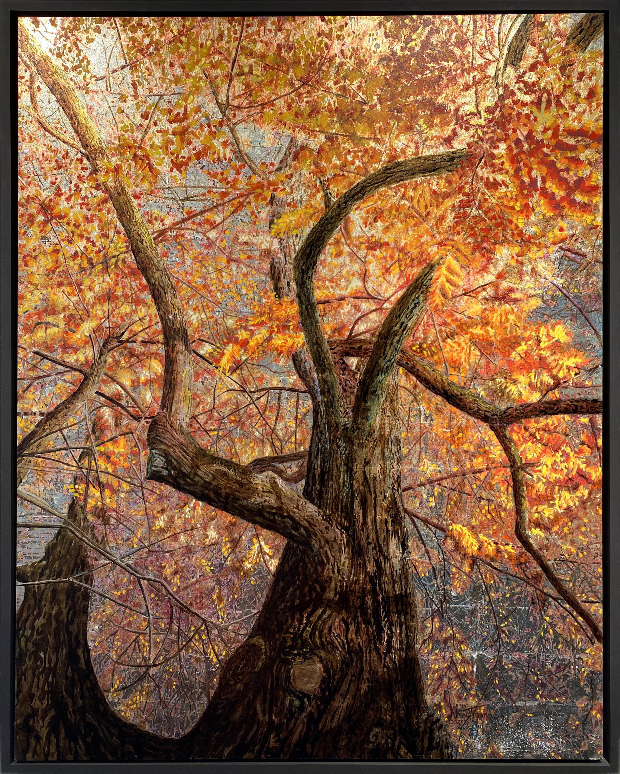 Cyprès Chauve - Peinture d'Ingrid Kaufmann