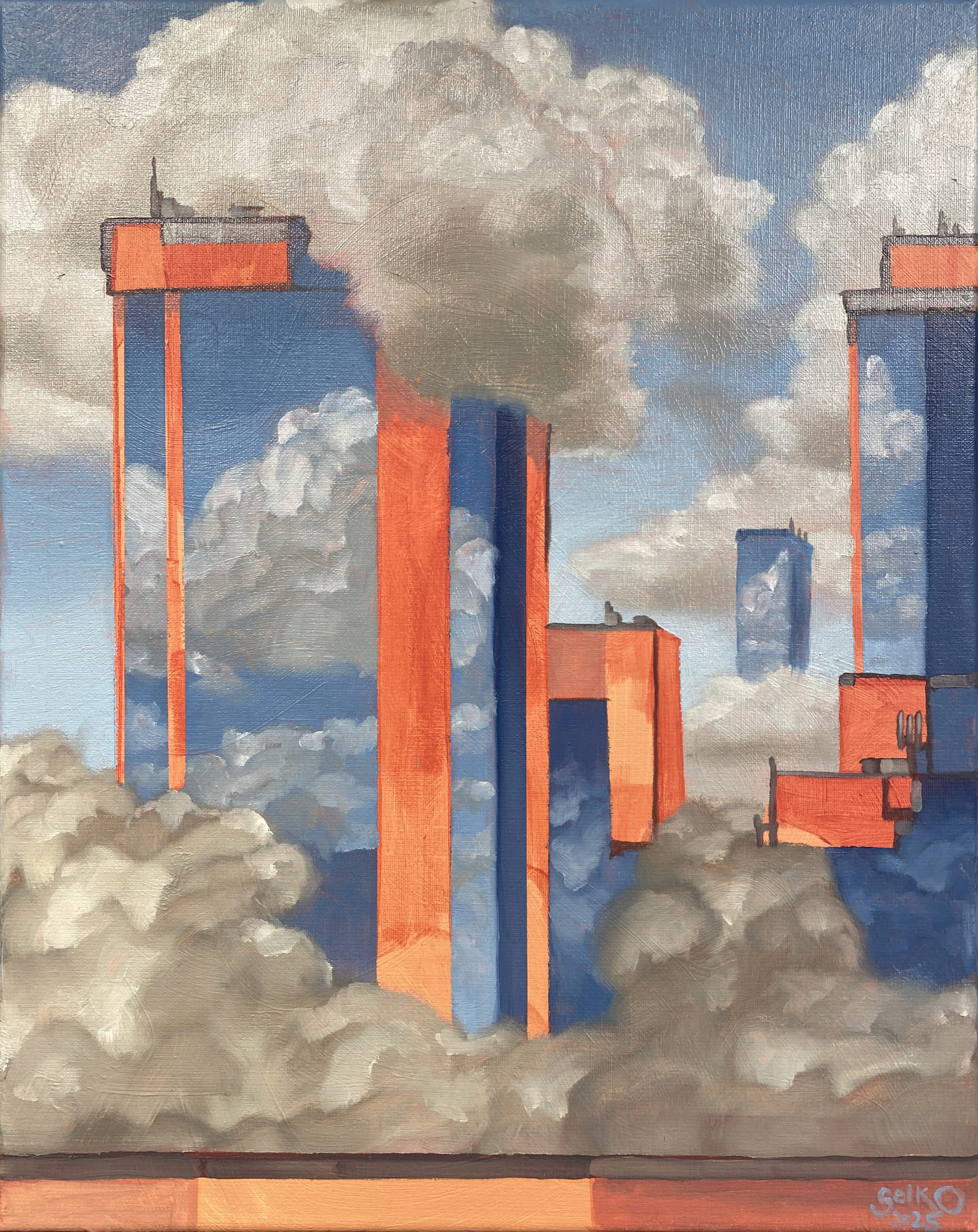 Clear Your Mind 1, 2025 - Peintures et dessins contemporains de Solko Schalm