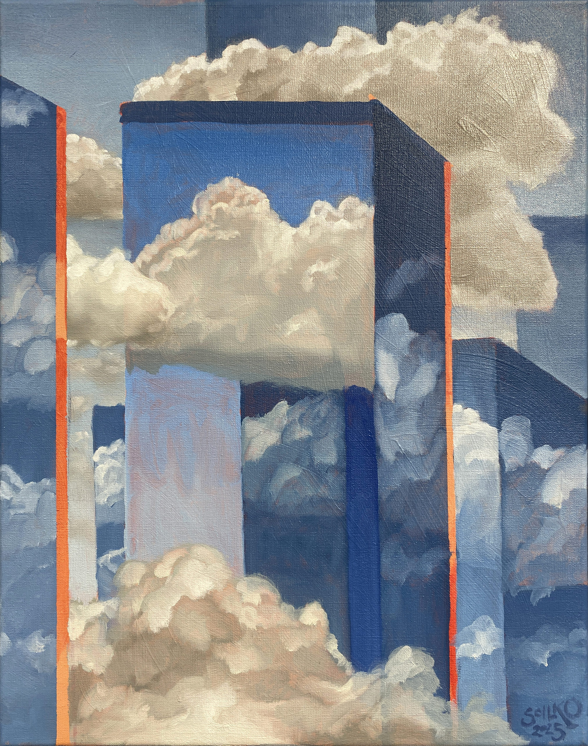 Clear Your Mind 4, 2025 - Peintures et dessins contemporains de Solko Schalm