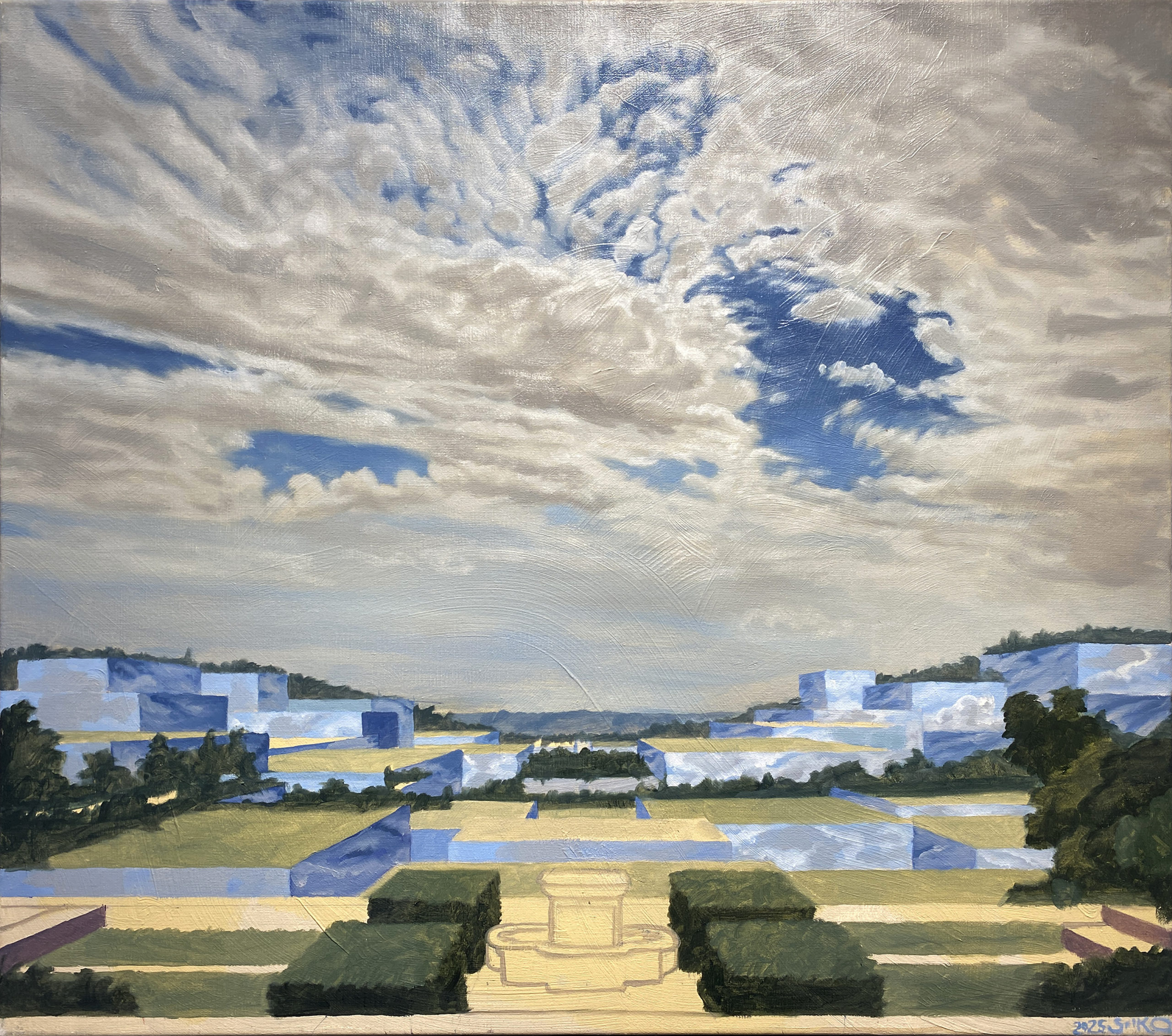 Cloud Castles, 2025 - Peintures et dessins contemporains de Solko Schalm