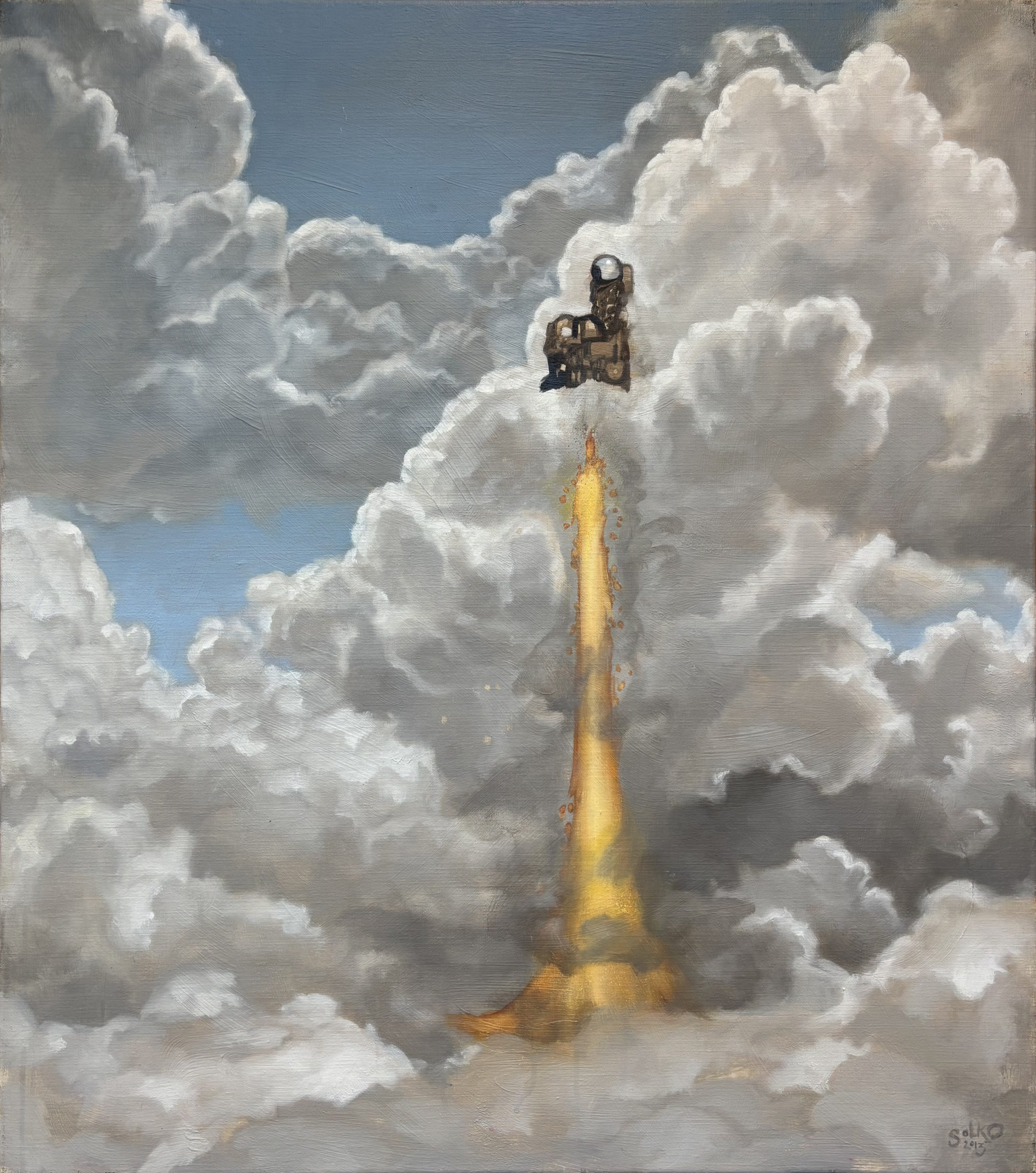 Lift Off, 2014 - Peintures et dessins contemporains de Solko Schalm
