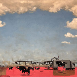 We Are All Being Farmed - Peintures et dessins contemporains de Solko Schalm