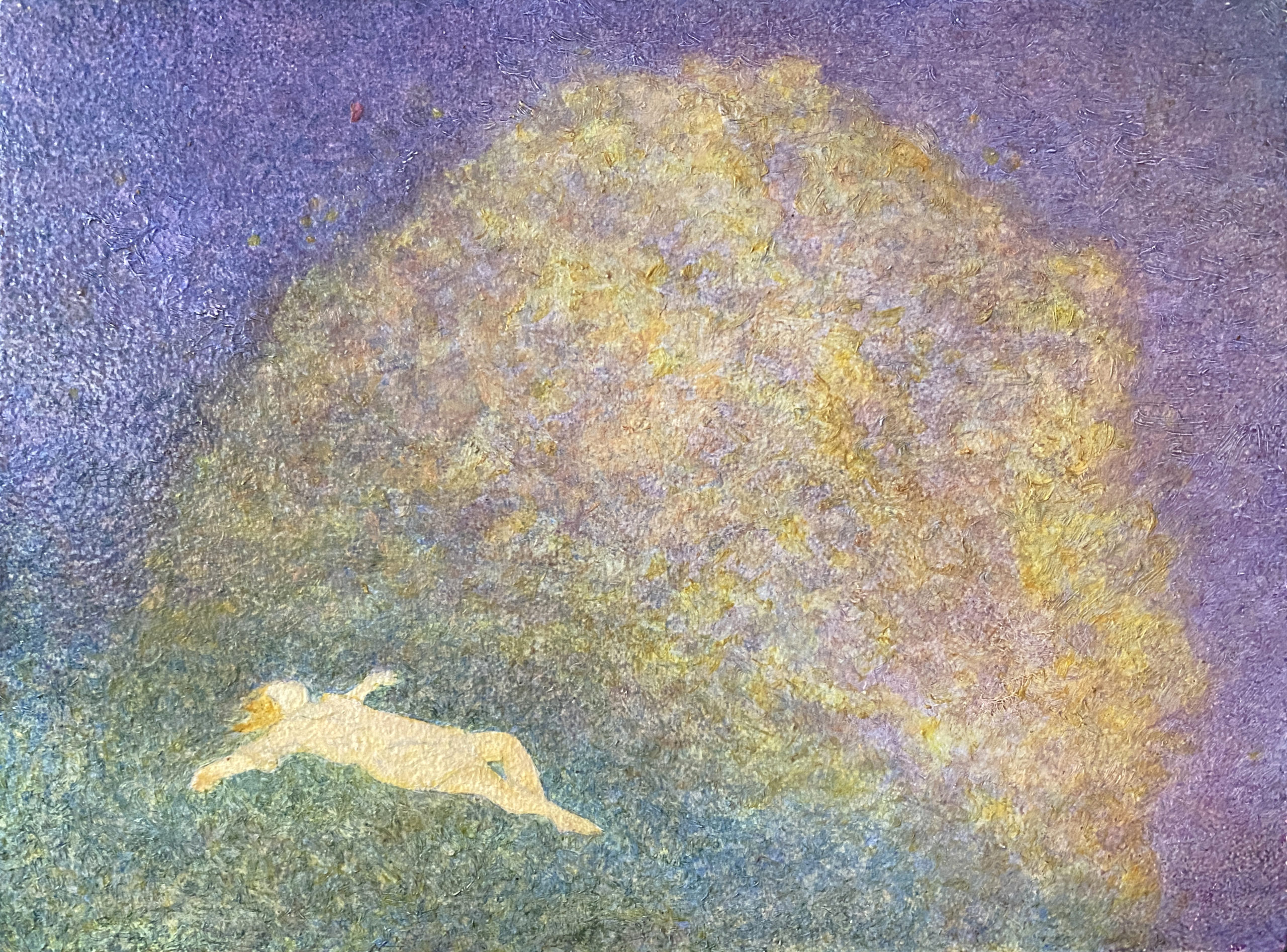 Éclairer l’envers du monde 1 - Peinture contemporaine - Mael Denegri